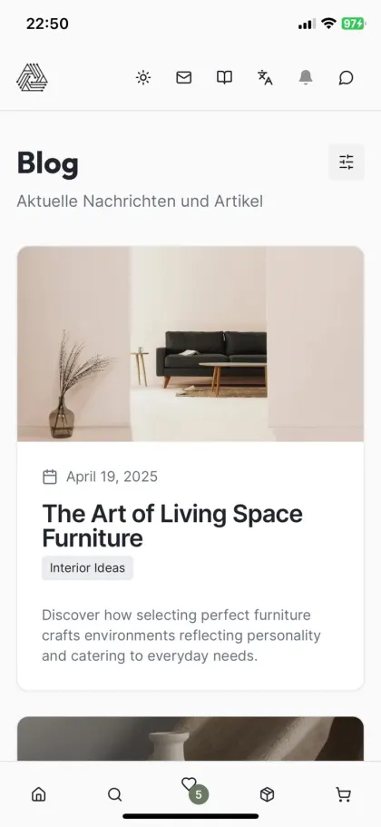 Shopping-App mit KI-Assistent – entwickelt mit Replit — Blog aus WordPress in der App
